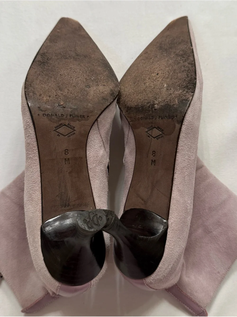 Vintage Donald J. Pliner Suede Booties